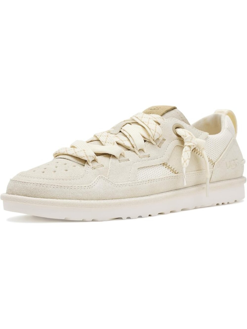 Ugg Men's Jasmine Round Toe Casual Imported Microfiber Suede Minimel Sneakers
